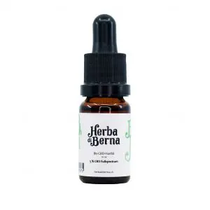 Herba di Berna Full Spectrum Organic Hemp Oil 5% CBD, Cannabis Oil