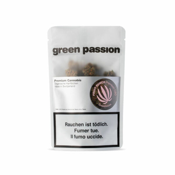 Green Passion Fruit Punch, CBD Greenhouse
