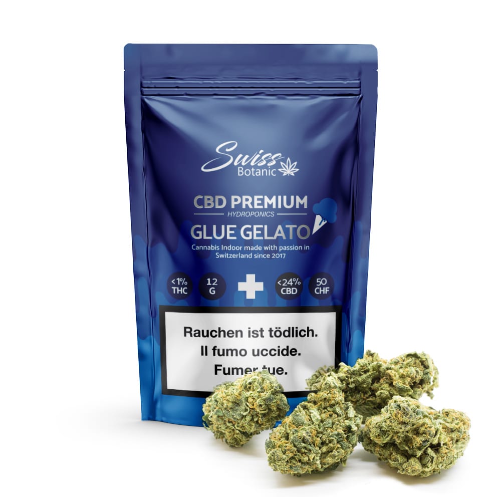 Swiss Botanic Glue Gelato, Cannabis