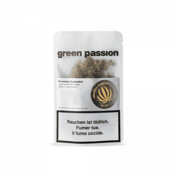 Green Passion Orange Passion, Legales Cannabis