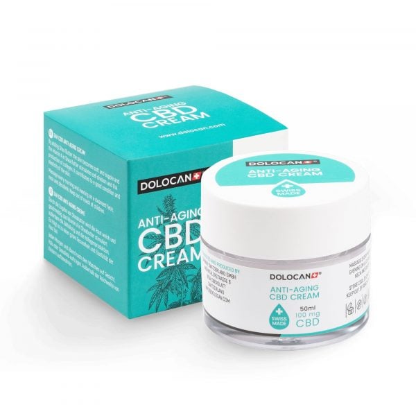 Dolocan Anti-Aging CBD Cream, Hemp Cosmetics