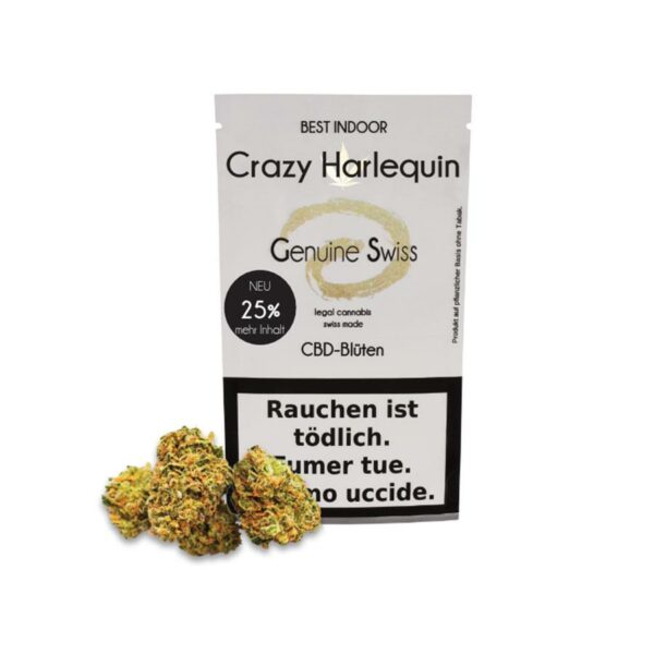 Genuine Swiss Crazy Harlequin, Legales Cannabis