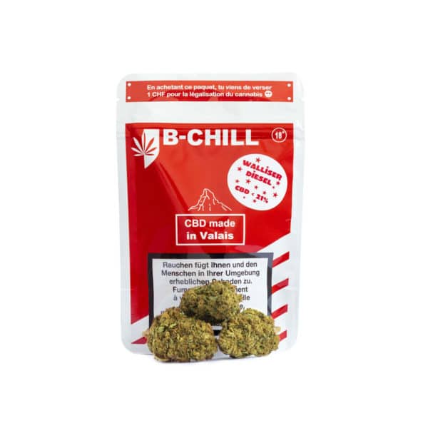 B-Chill Walliser Diesel MG, Legales Cannabis