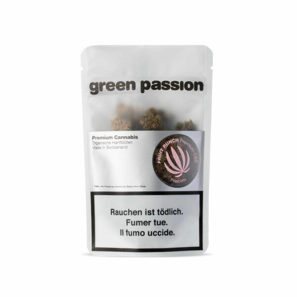 Green Passion Fruit Punch Popcorn (Edition Limitée), Petites Fleurs CBD