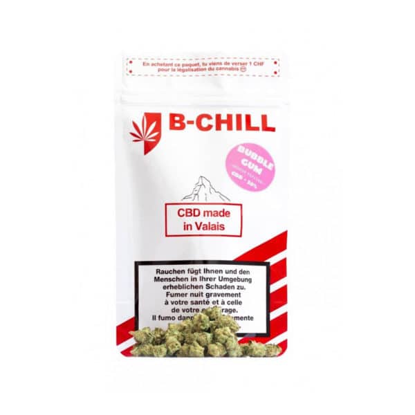 B-Chill Bubble Gum Popcorn, Cannabis Légal