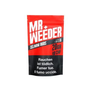 Mr. Weeder Swiss Mini Buds, Legales Cannabis