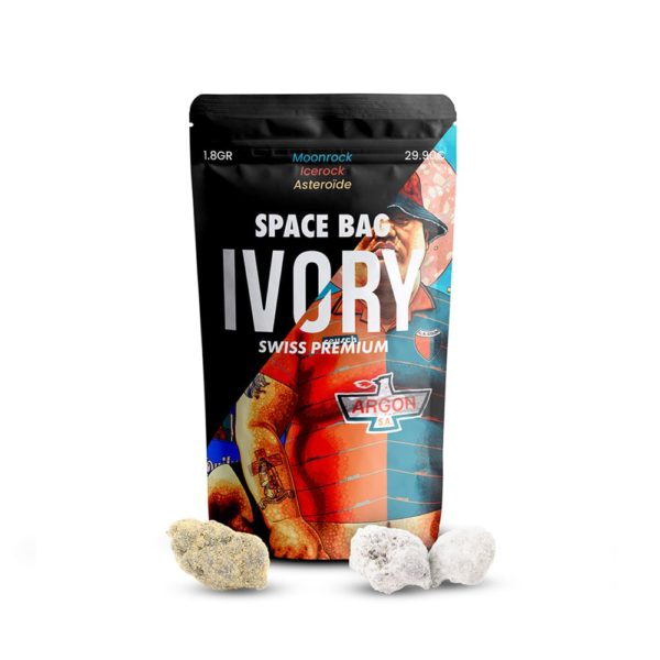 Ivory Space Bag, Moonrocks