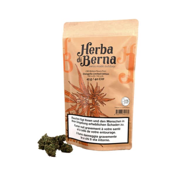 Herba di Berna Orangello (Limited Edition), Cannabis Légal