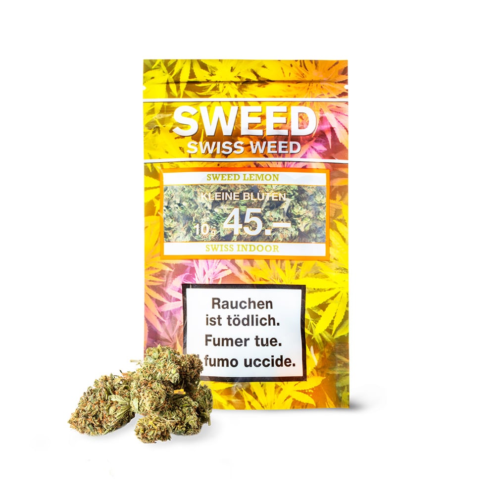 Sweed Lemon Mini Buds, Legal Cannabis