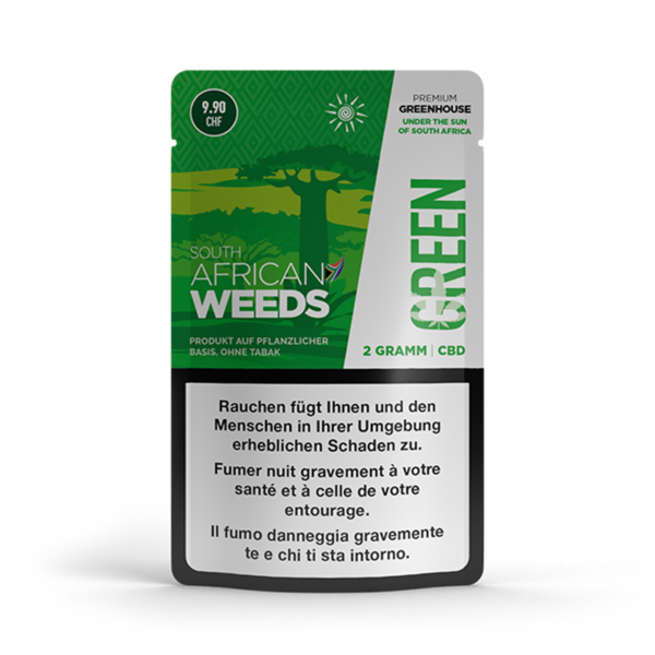 Pure Production South African Weeds Green, CBD Blüten