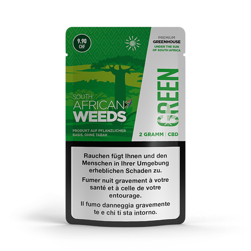 Pure Production South African Weeds Green, Fleurs CBD