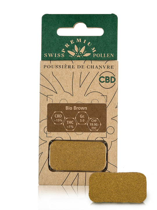 Swiss Premium Pollen Bio Brown, CBD Pollen