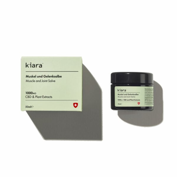 Kiara Naturals Muscle and Joint CBD Salve, Hemp Cosmetics
