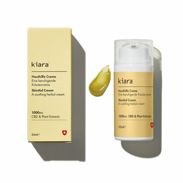 Kiara Naturals Crème CBD Skin Aid, Cosmetique Chanvre