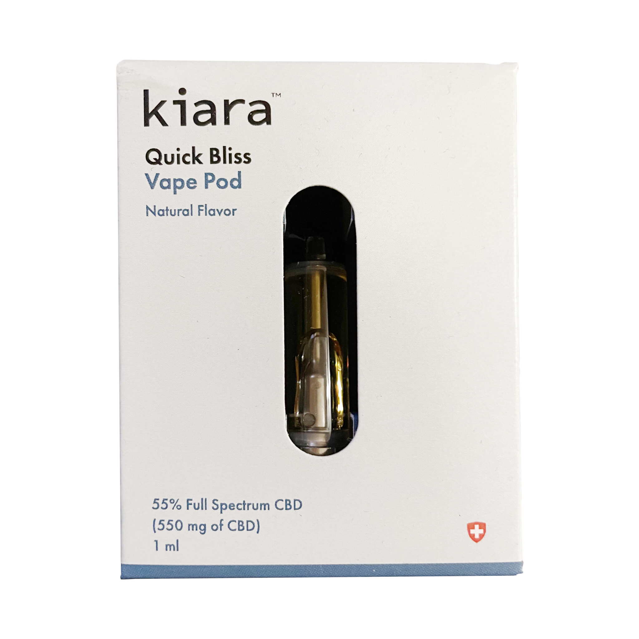 Kiara Naturals CBD Oil Vape Refill Pods, Liquids