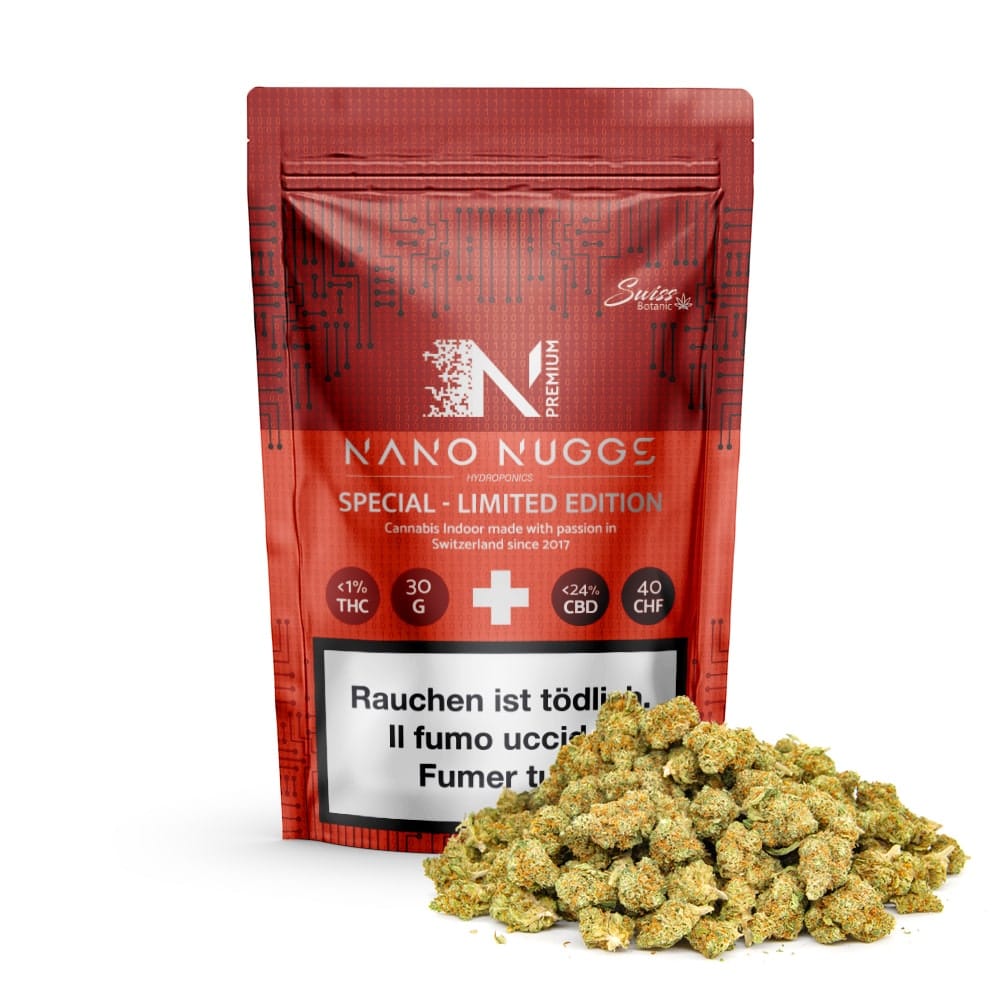 Swiss Botanic Nano Nuggs Special Limited Edition, Legal Cannabis