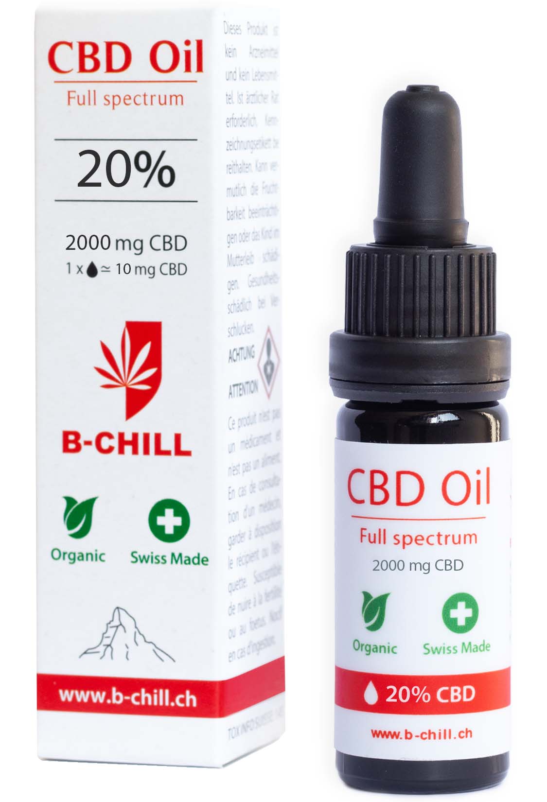 B-Chill Chill Full Spectrum 20%, CBD Oil