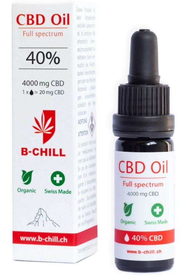 B-Chill Chill Full Spectrum 40%, CBD Oil