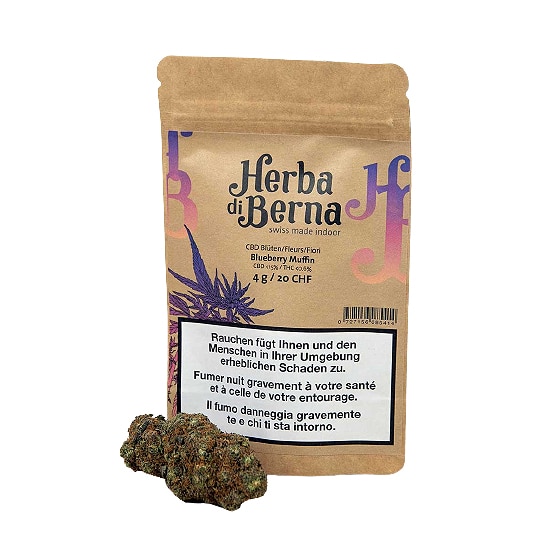 Herba di Berna Blueberry Muffin, Legal Cannabis