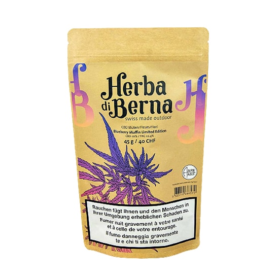 Herba di Berna Blueberry Muffin, Legal Cannabis