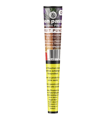 Green Passion Fruit Punch Pre-Rolls CBD Joints Indoor 3