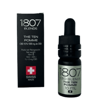 1807 Blends The Ten Apple Aroma CBD Oil 10% Broad Spectrum 1