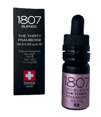 1807 Blends The Thirty Rasperry Aroma CBD Oil 30% Broad Spectrum 1