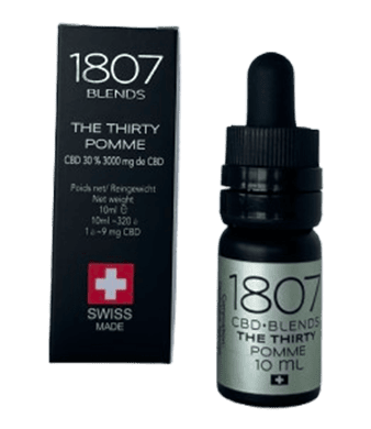 1807 Blends The Thirty Apple Aroma CBD Oil 30% Broad Spectrum 1