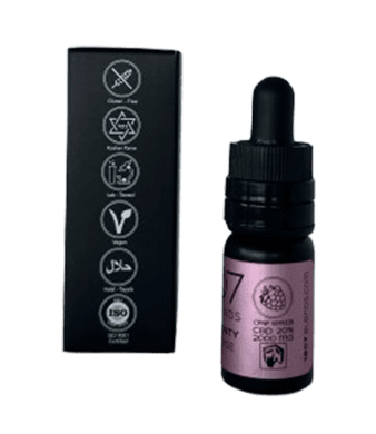 1807 Blends The Twenty Rasperry Aroma CBD Oil 20% Broad Spectrum 3
