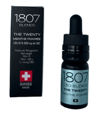 1807 Blends The Twenty Peppermint Aroma CBD Oil 20% Broad Spectrum 1