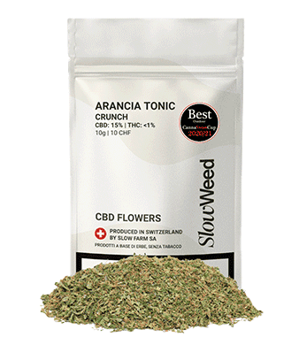 Slow Weed Arancia Tonic Crunch CBD Trim Outdoor 1