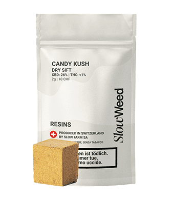 Slow Weed Candy Kush Kief CBD Pollen Outdoor 1