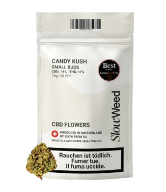 Slow Weed Candy Kush Minibuds Small CBD Buds Outdoor 1