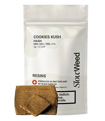 Slow Weed Cookies Kush CBD Hash Outdoor 1