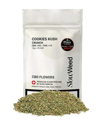 Slow Weed Cookies Kush Crunch CBD Trim Greenhouse 1