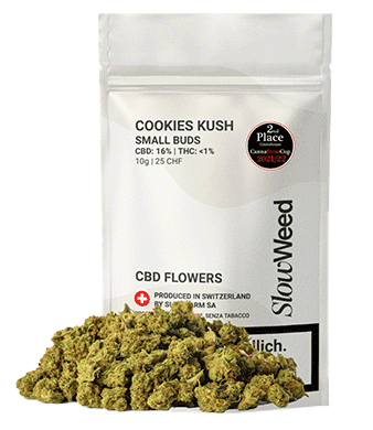 Slow Weed Cookies Kush Minibuds Small CBD Buds Greenhouse 1