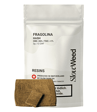 Slow Weed Fragolina CBD Hash Outdoor 1