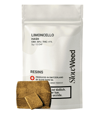 Slow Weed Limoncello CBD Hash Outdoor 1