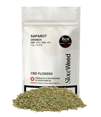 Slow Weed Saparot Crunch CBD Trim Greenhouse 1