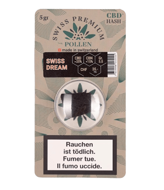 Swiss Premium Pollen Swiss Dream CBN Hash Indoor 1