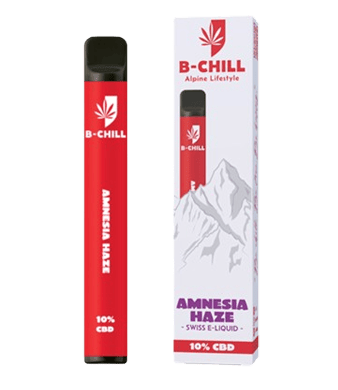 B-Chill Amnesia Haze Disposable CBD Vape Pen 1