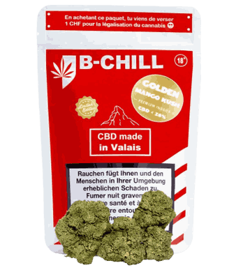 B-Chill Golden Mango Kush CBD Flower Indoor 1