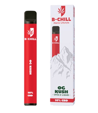 B-Chill OG Kush Disposable CBD Vape Pen 1