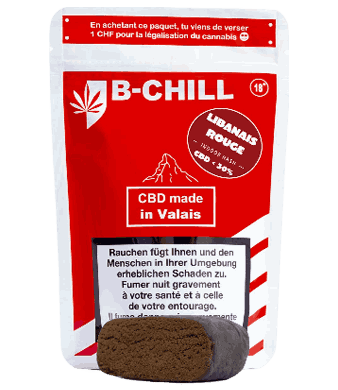 B-Chill Red Lebanese CBD Hash Indoor 1