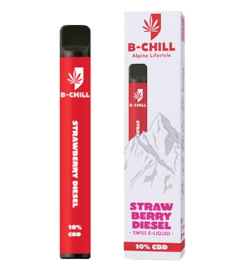 B-Chill Strawberry Diesel Disposable CBD Vape Pen 1