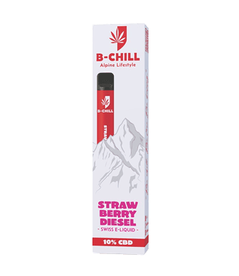 B-Chill Strawberry Diesel Disposable CBD Vape Pen 2