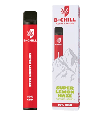 B-Chill Super Lemon Haze Disposable CBD Vape Pen 1
