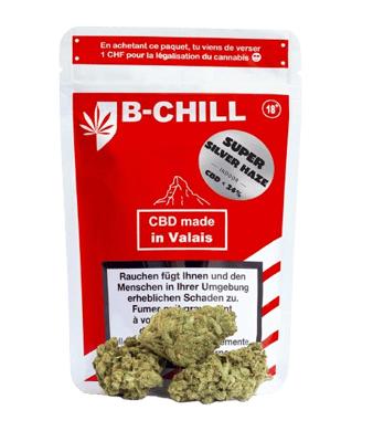 B-Chill Super Silver Haze CBD Flower Indoor 1