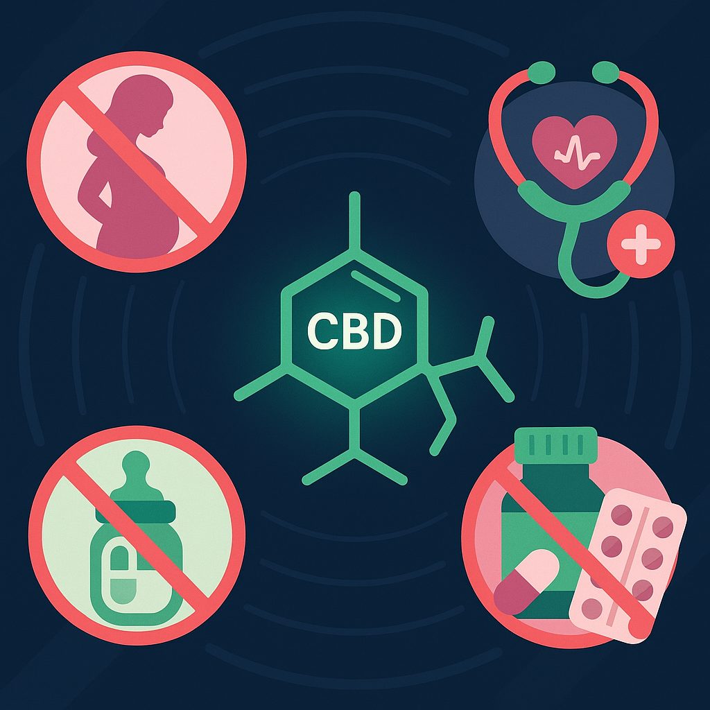 Guide des contre-indications CBD avec conseils et informations de sécurité