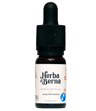 Herba di Berna CBD Drops 3.5% for Cats with Cold-Pressed Salmon Oil 1